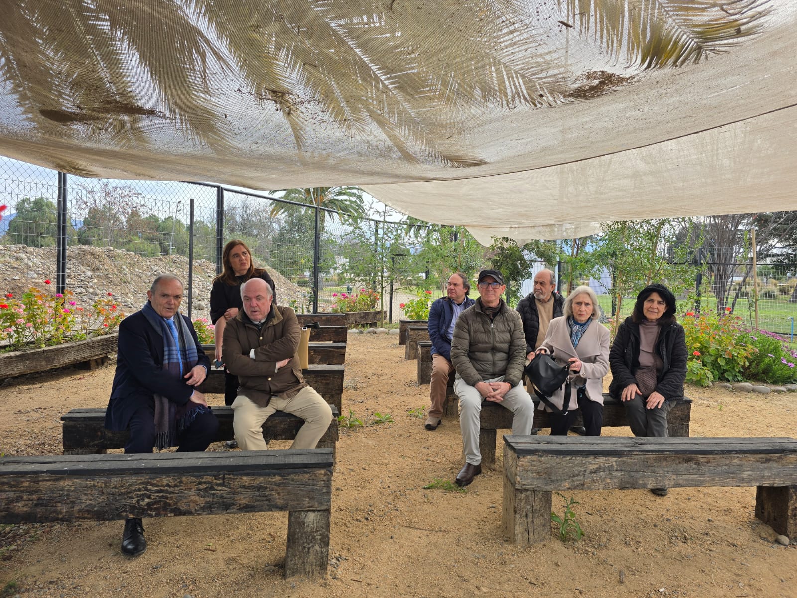 José Manuel Almuzara — Con los amigos de la Corporación Gaudí de Triana.